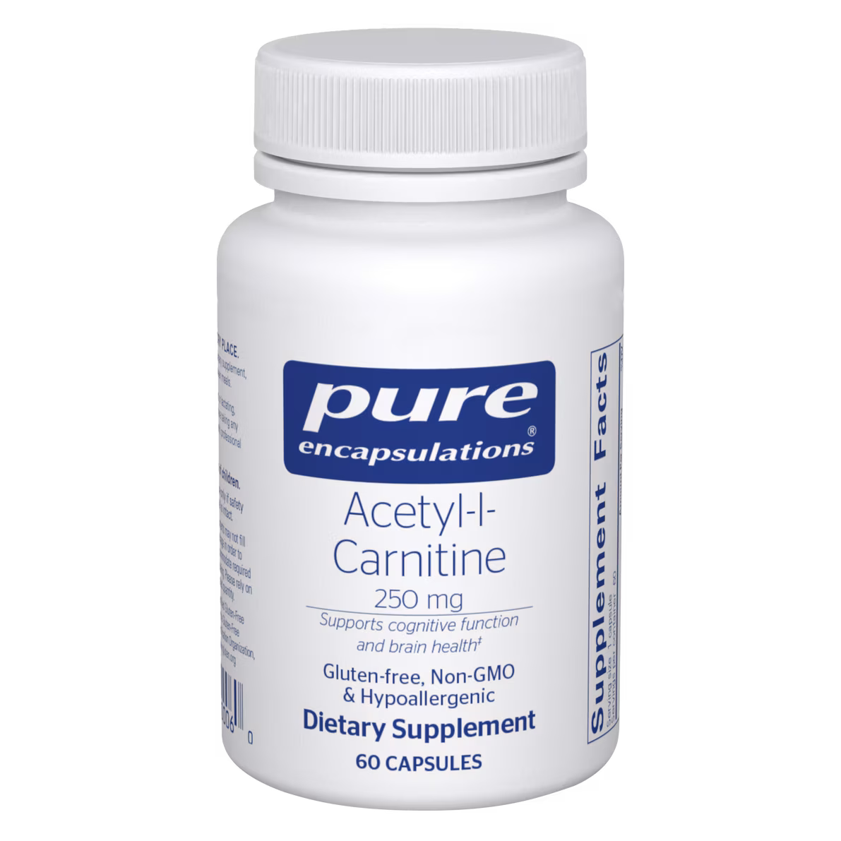 Pure Encapsulations Acetyl-l-Carnitine 250 mg