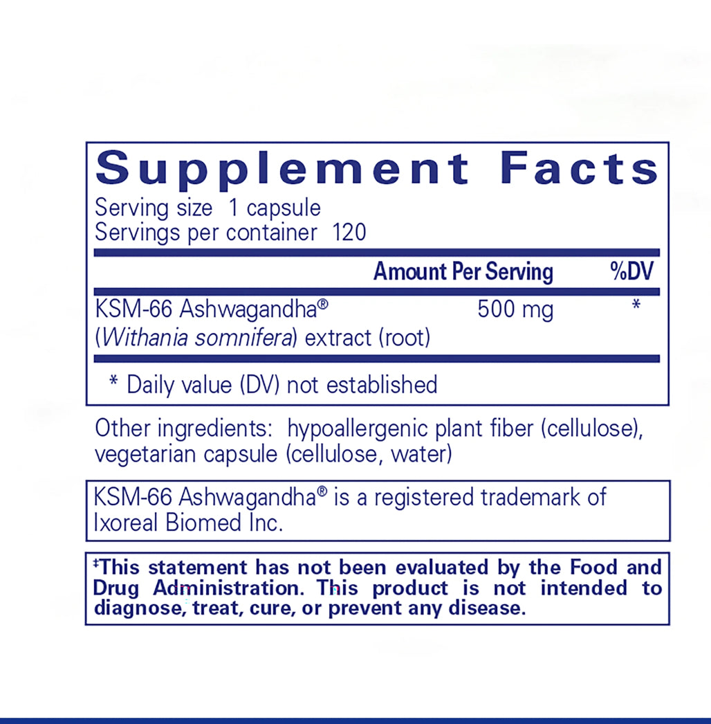 Pure Encapsulations Ashwagandha