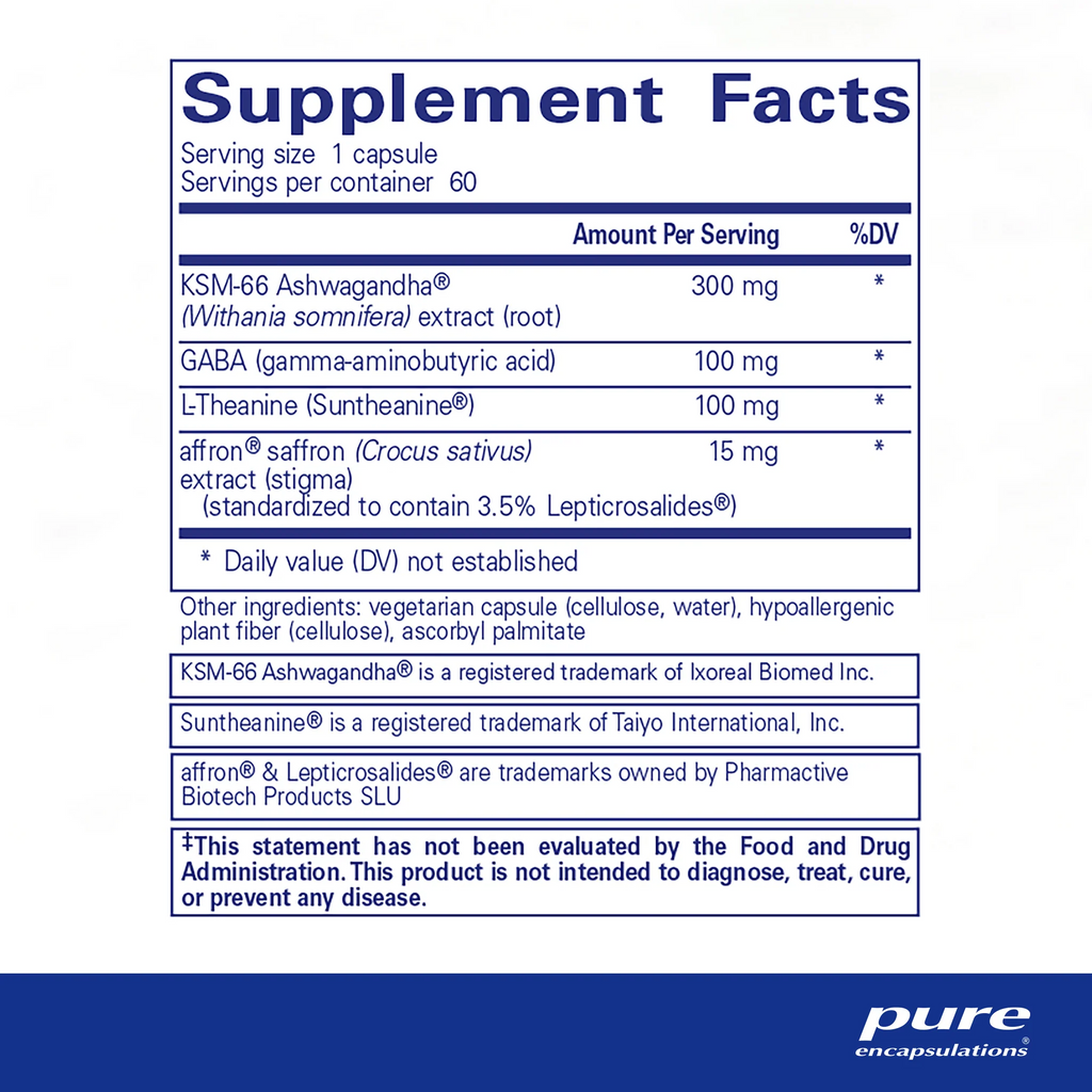Pure Encapsulations Daily Calm