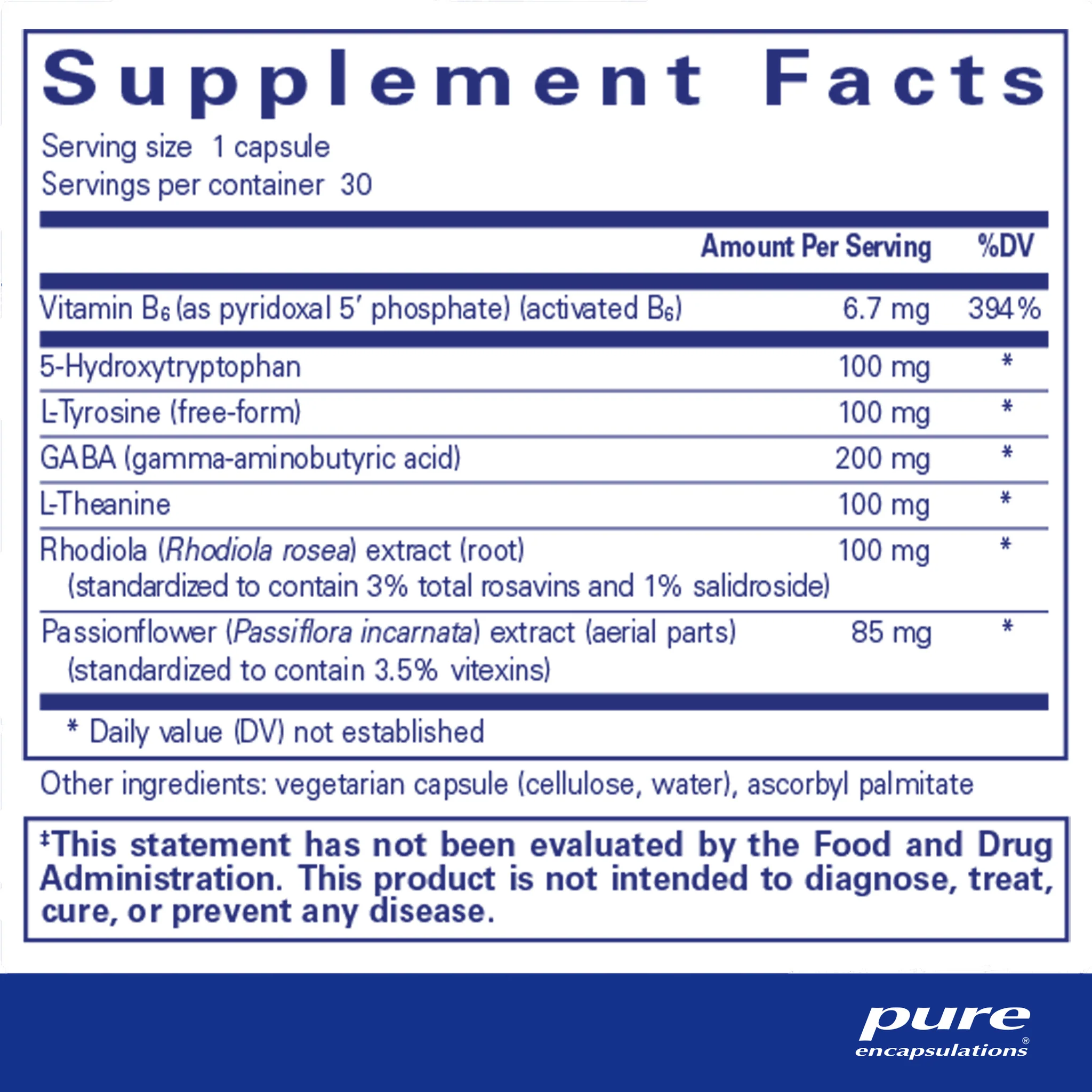 Pure Encapsulations Emotional Wellness