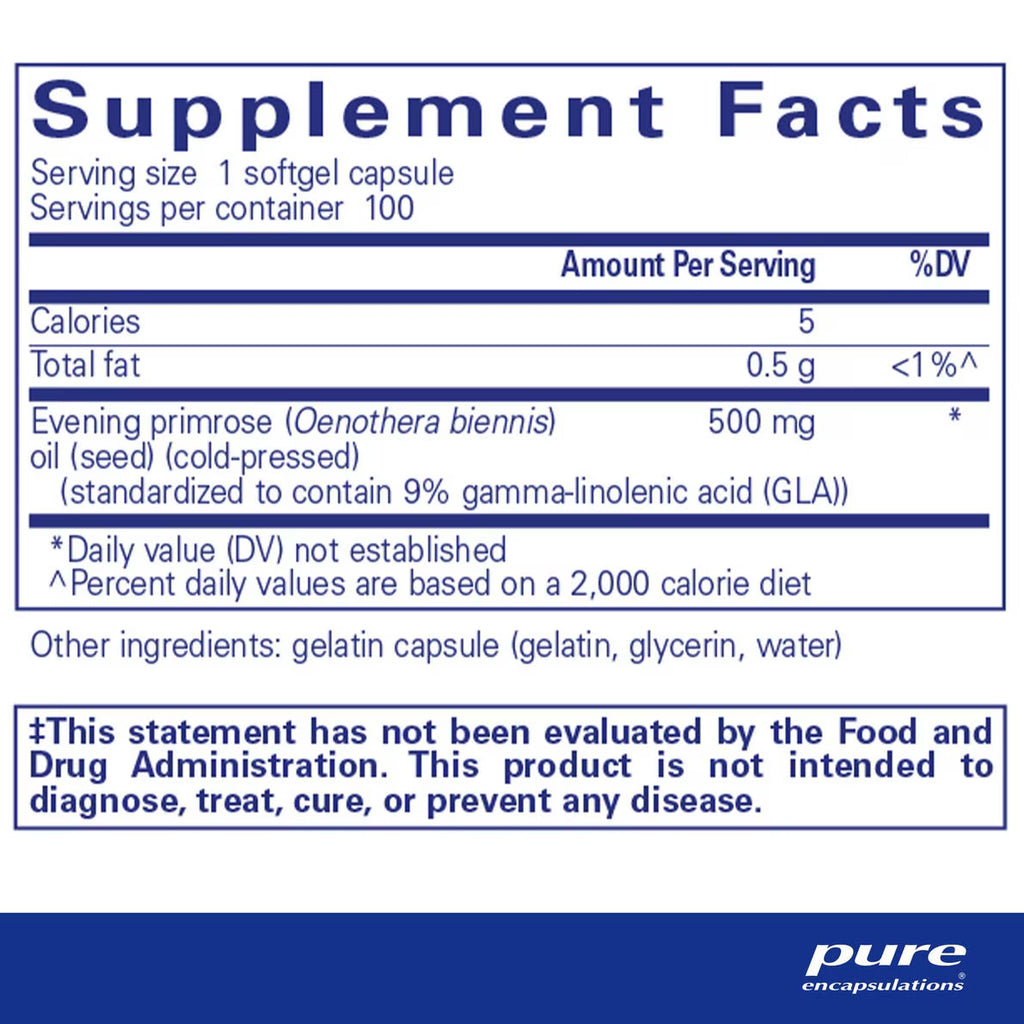 Pure Encapsulations E.P.O. (evening primrose oil)