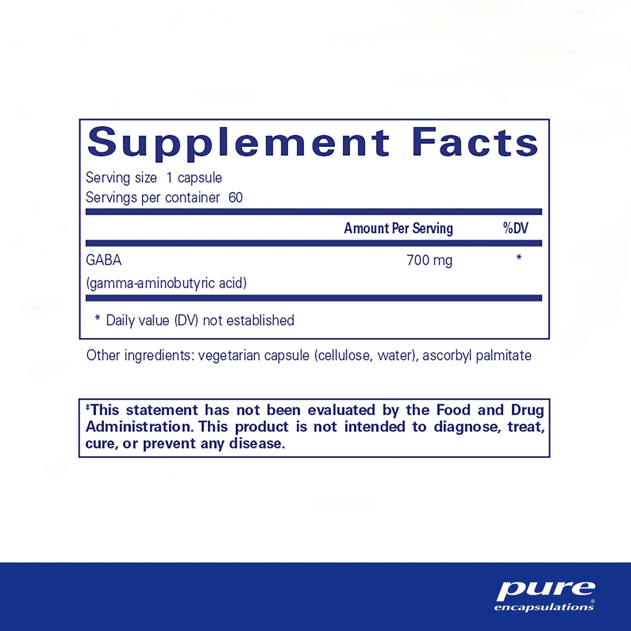Pure Encapsulations GABA