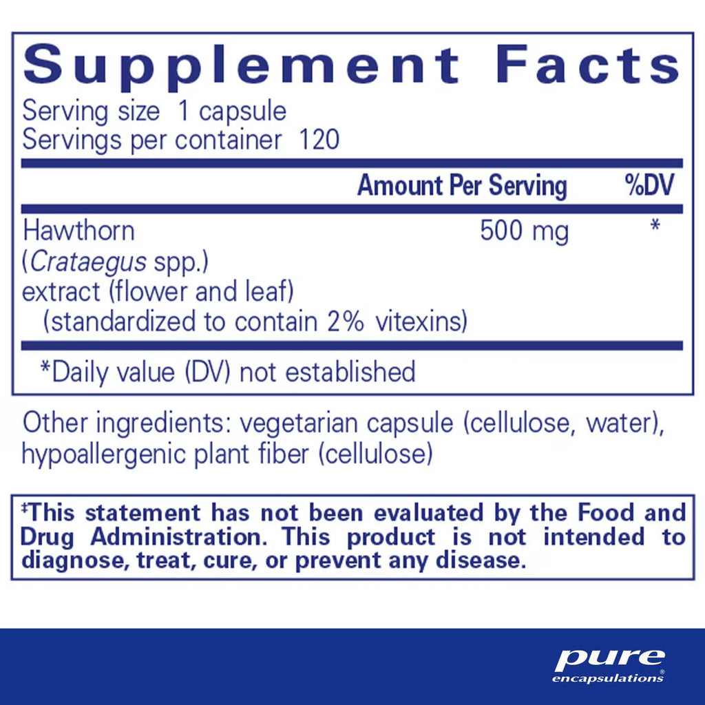 Pure Encapsulations Hawthorne Extract