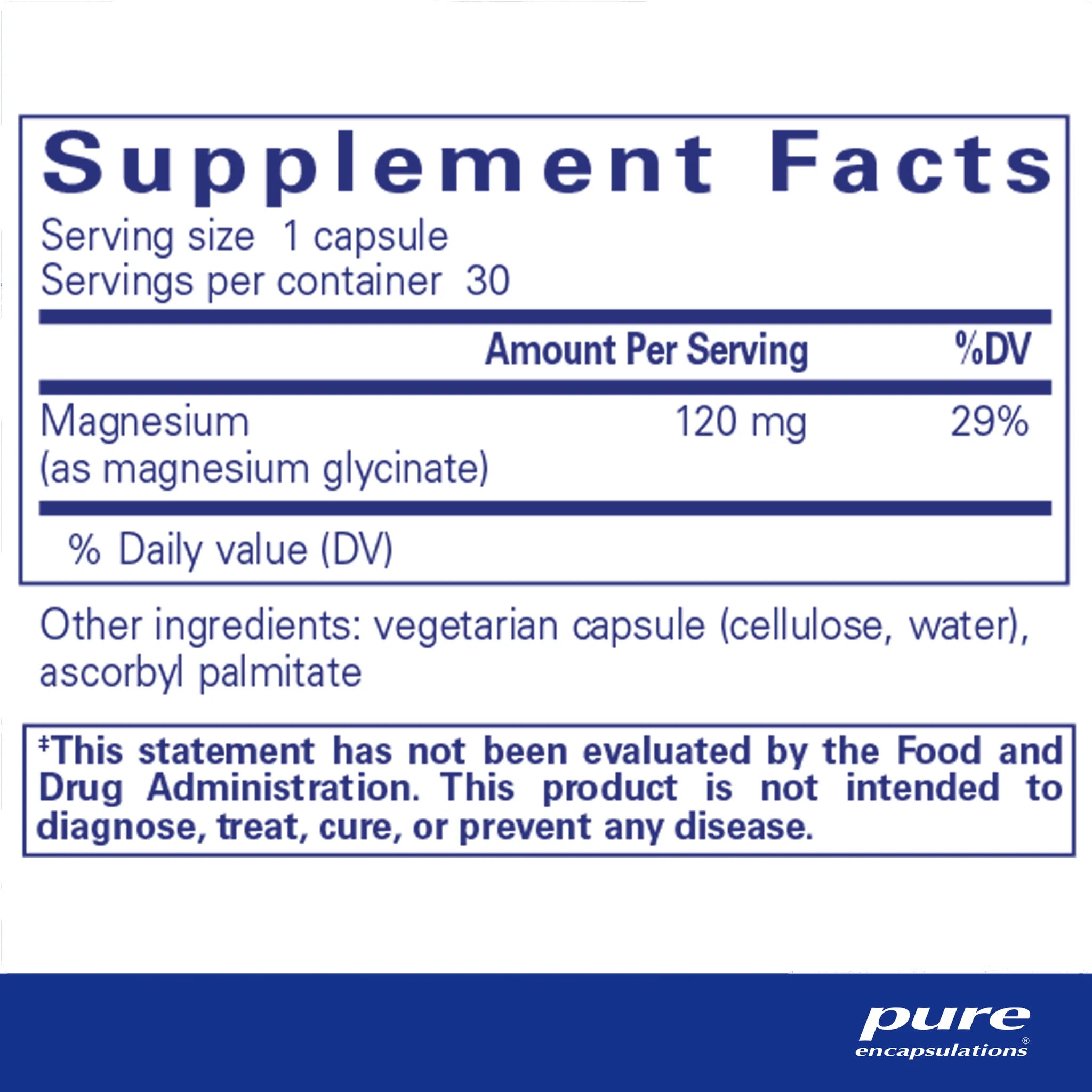 Pure Encapsulations Magnesium (Glycinate)