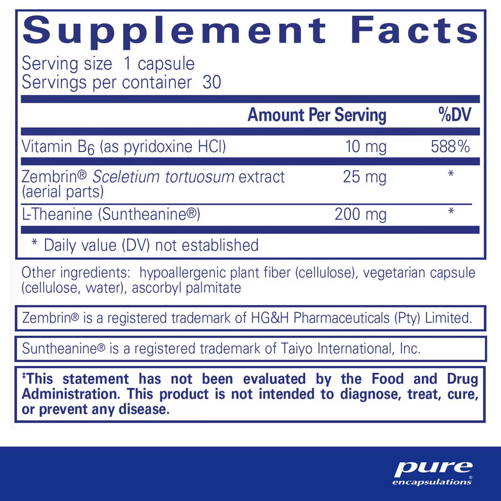 Pure Encapsulations Rapid Calm