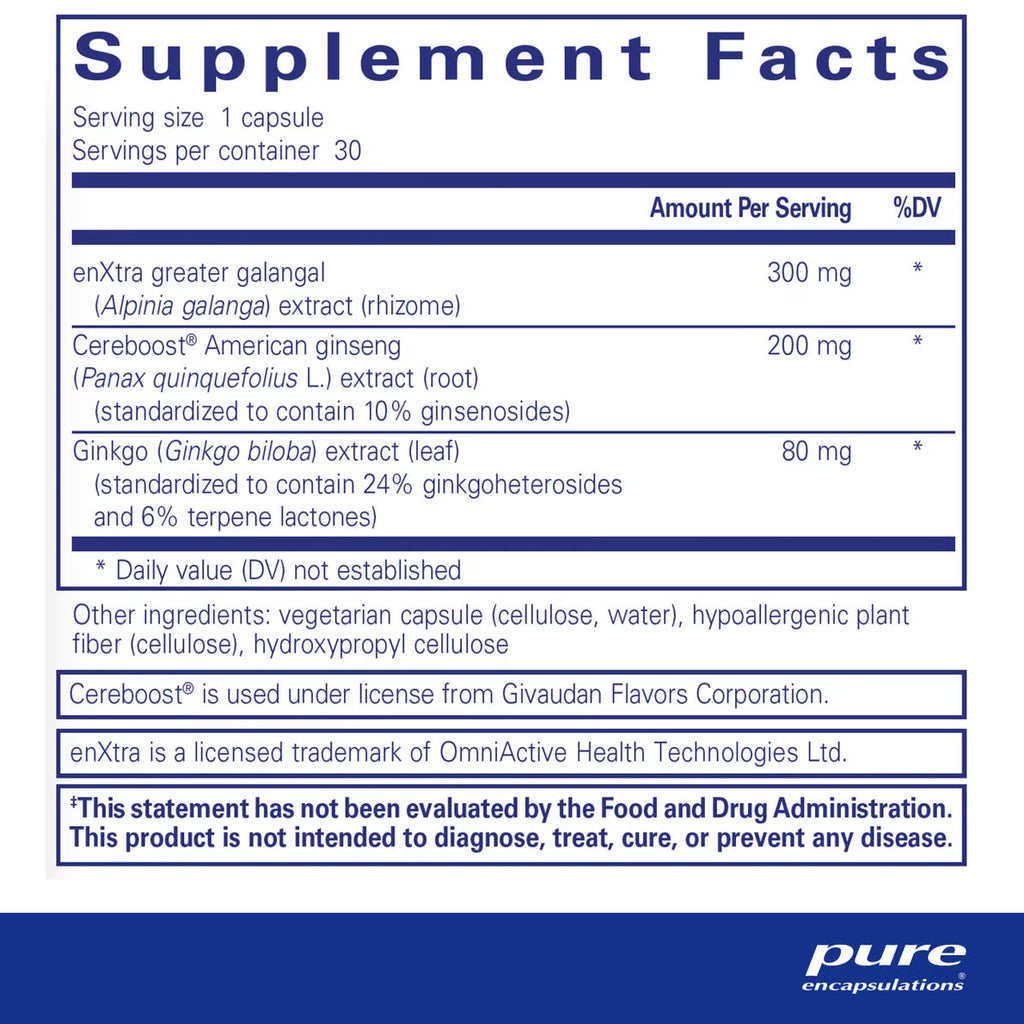 Pure Encapsulations Rapid Mental Energy