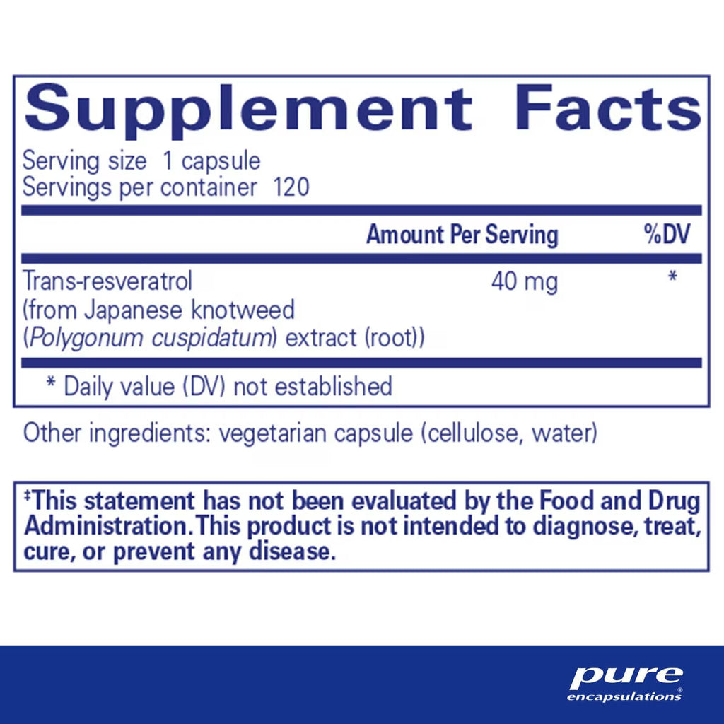 Pure Encapsulations Resveratrol