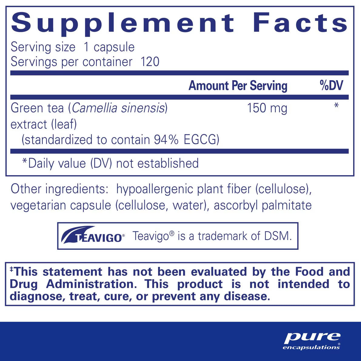 Pure Encapsulations Teavigo