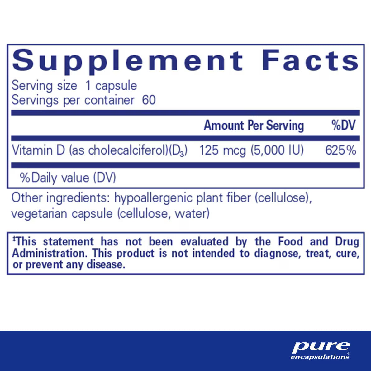 Pure Encapsulations Vitamin D3