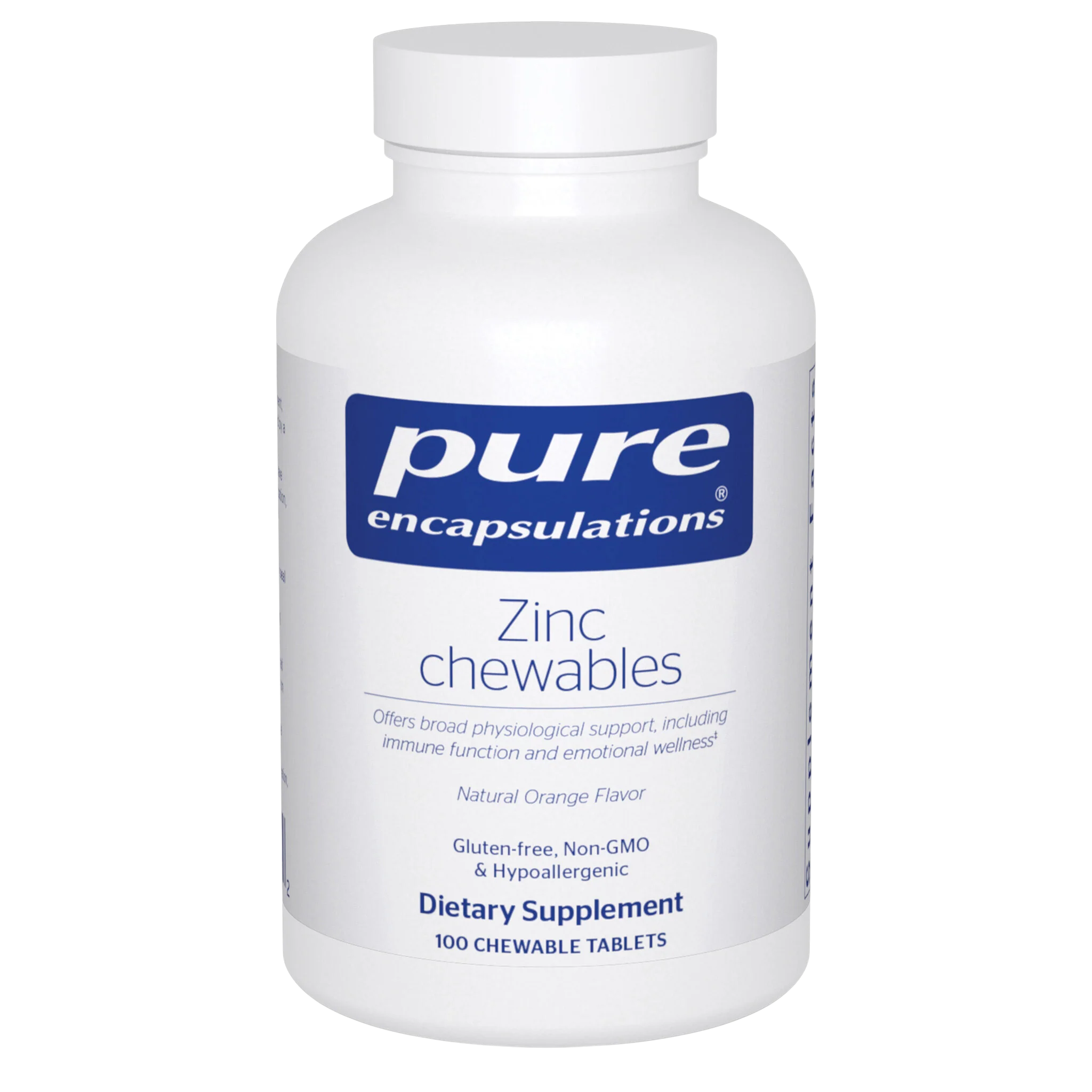 Pure Encapsulations Zinc Chewables
