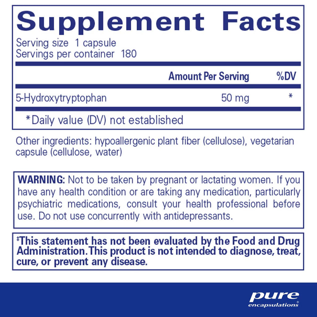 Pure Encapsulations 5-HTP 50 mg