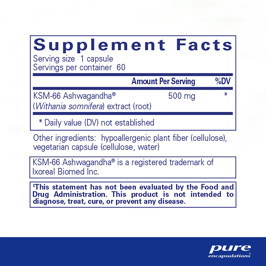 Pure Encapsulations Ashwagandha