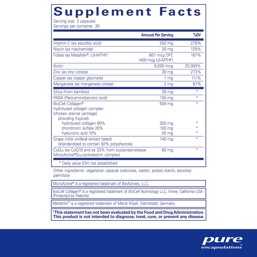 Pure Encapsulations Hair/Skin/Nails Ultra