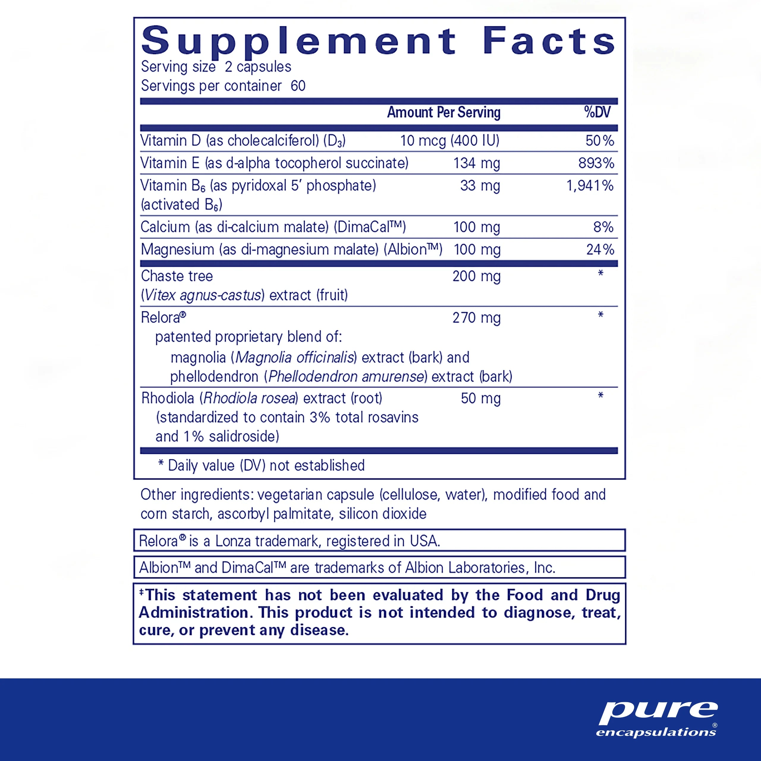 Pure Encapsulations PMS Essentials