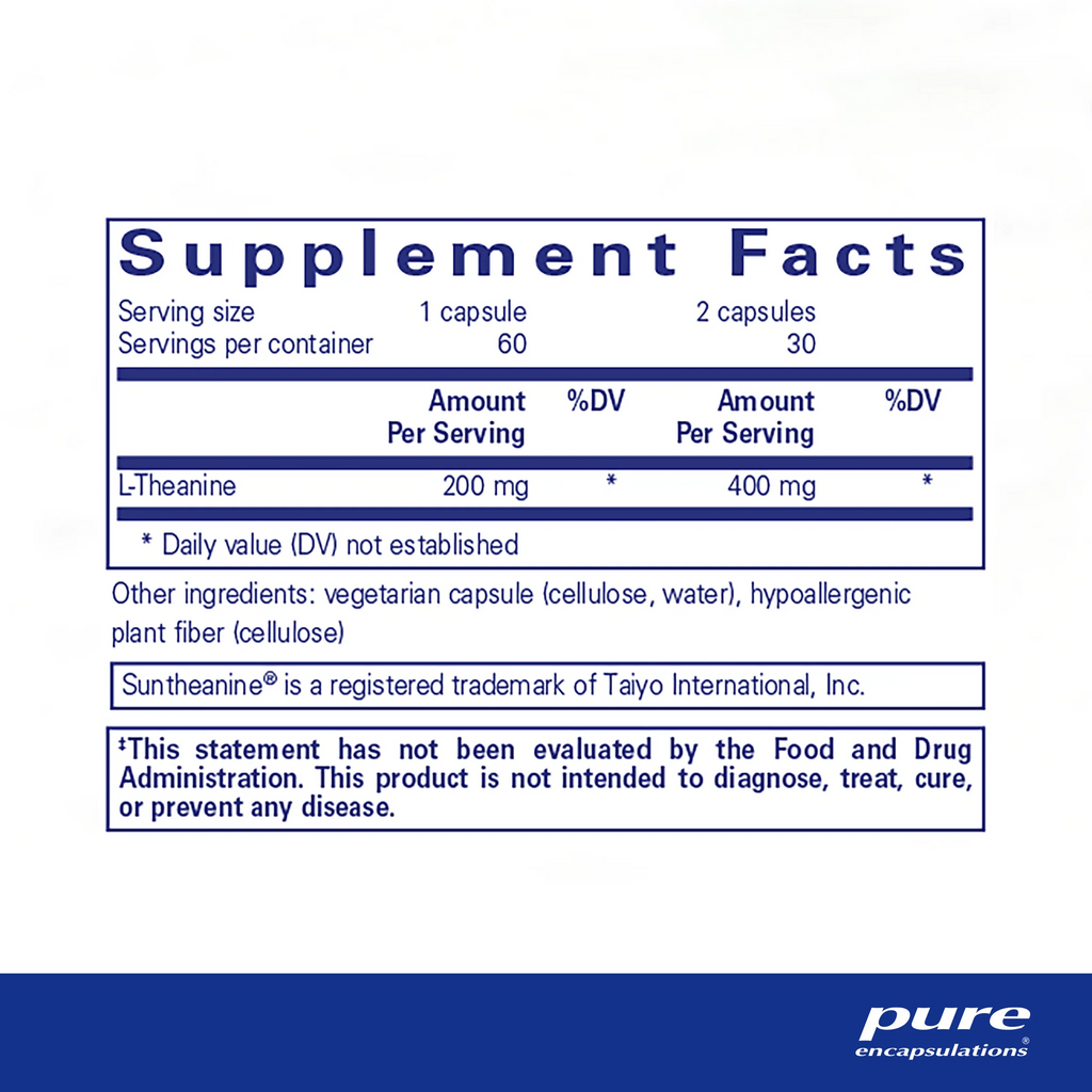 Pure Encapsulations L-Theanine