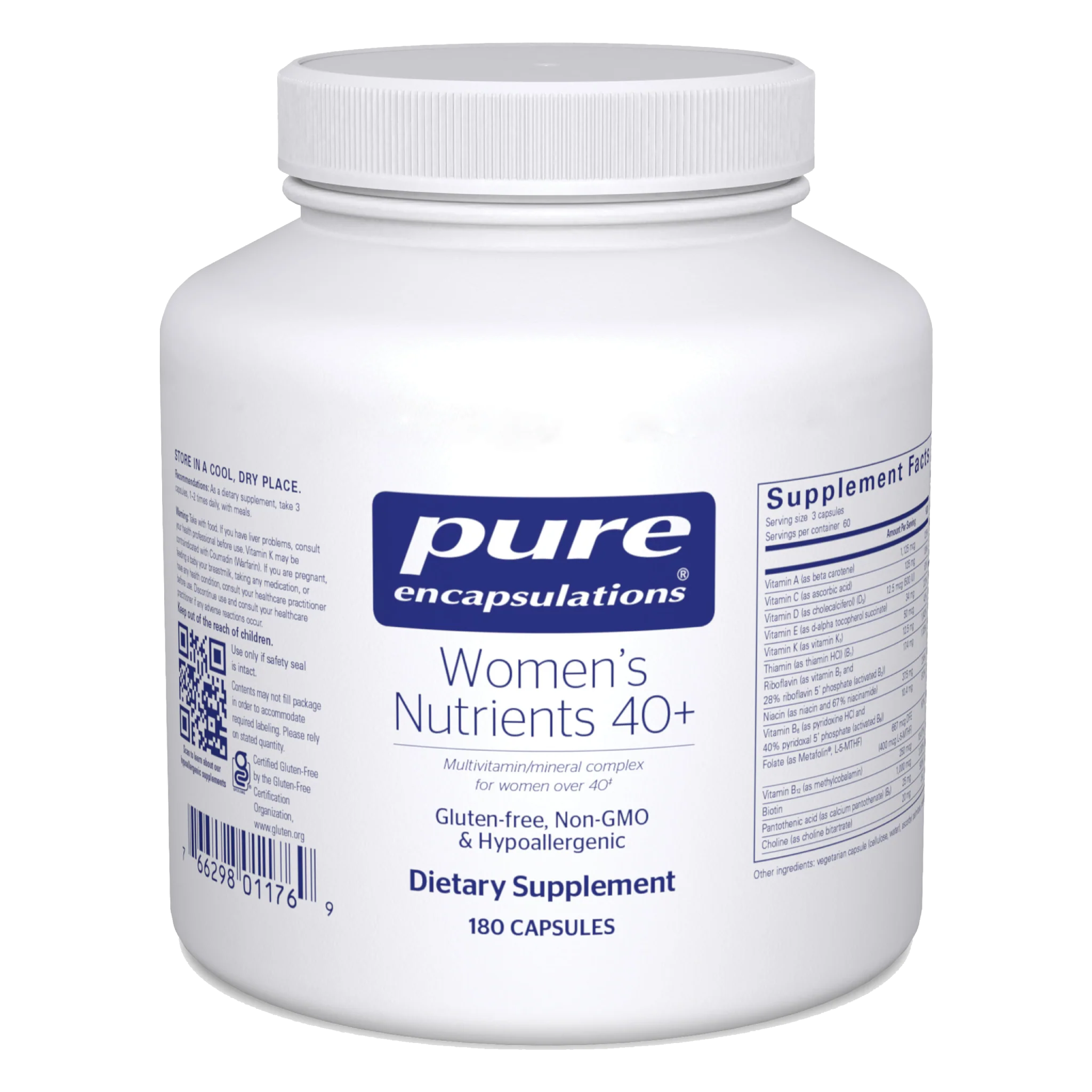 Pure Encapsulations Women's Nutrients 40+